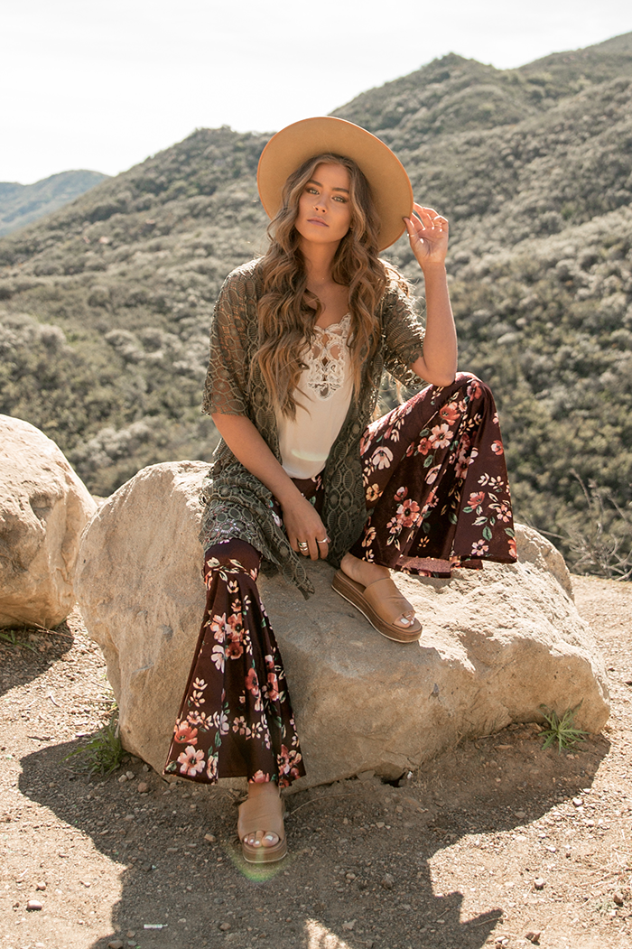 Sunset Rose Floral Bells-1