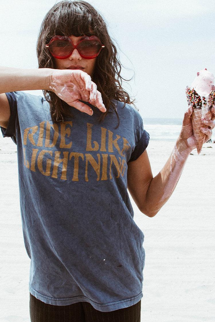 Ride Like Lightning Sierra Tee-4