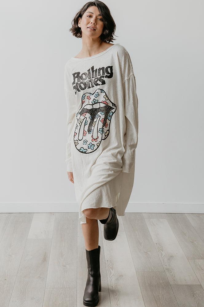 Rolling Stones Flower Power Dress-1