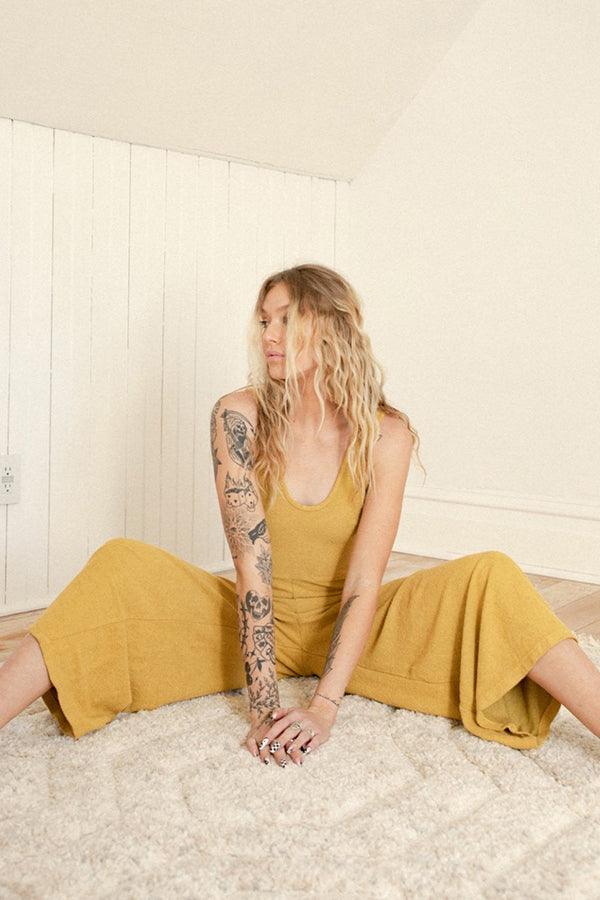 Gold Yucca Jumpsuit-2
