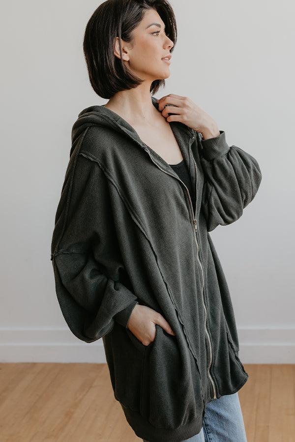 Black Just Live Sweatshirt-3