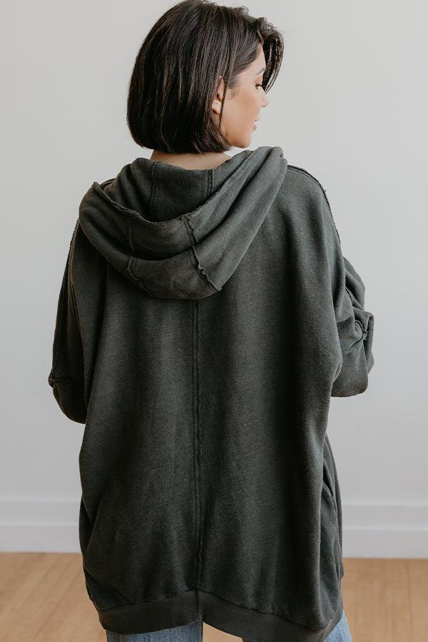 Black Just Live Sweatshirt-1