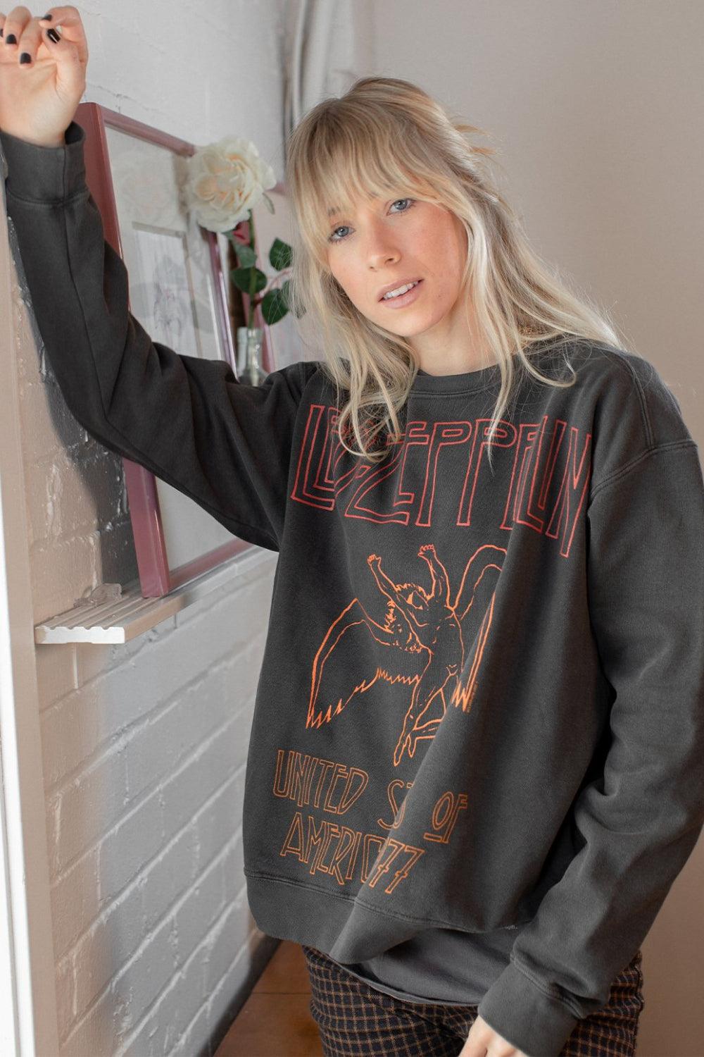 Led Zeppelin USA 1977 Sweatshirt-2