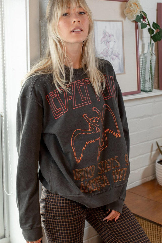 Led Zeppelin USA 1977 Sweatshirt-0