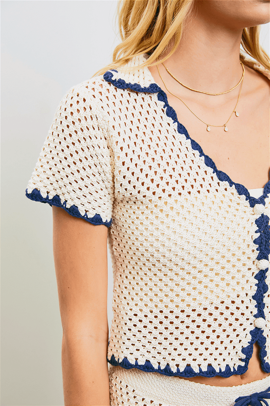 Ava Crochet Knit Top-4
