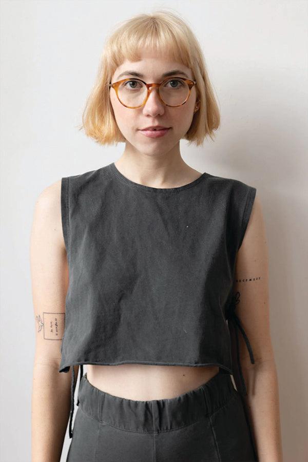Charcoal Tie Tank-3