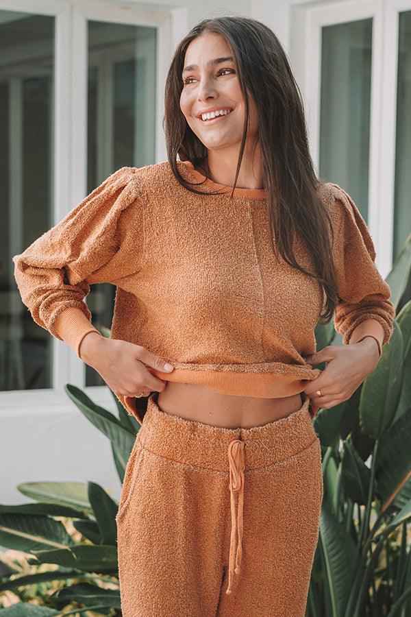 Orange Adventure Sweatshirt-1