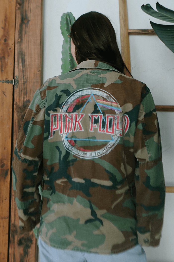 Pin kFloyd Authentic Vintage Camo Army Jacket-0