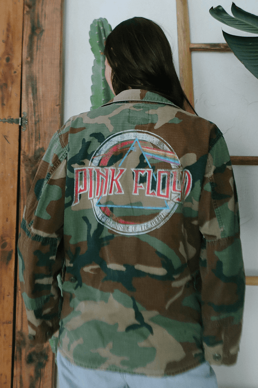 Pin kFloyd Authentic Vintage Camo Army Jacket-0