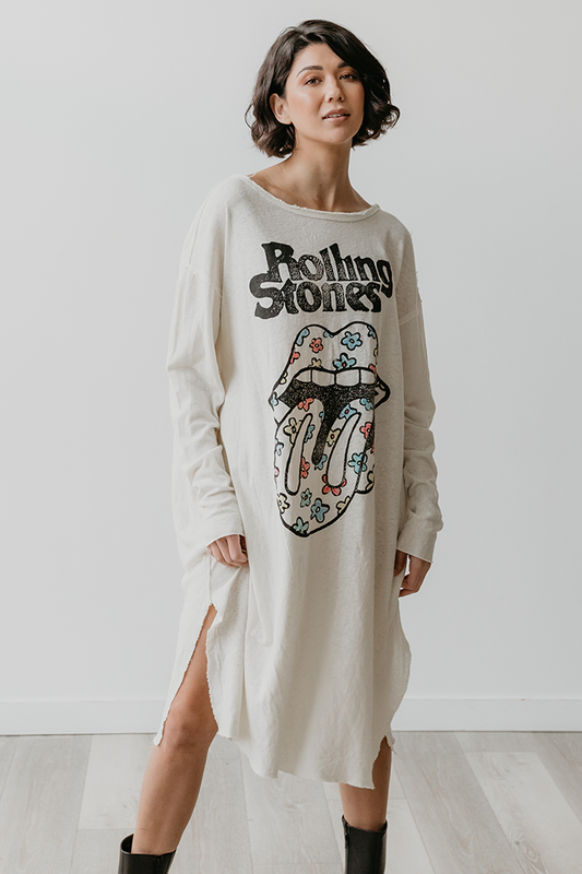 Rolling Stones Flower Power Dress-0