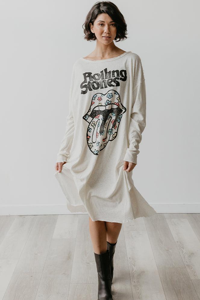 Rolling Stones Flower Power Dress-3